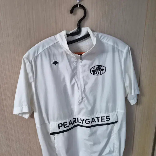 [BUNJANG] Parigates Short Sleeve Windbreaker White / 파리게이츠 반팔 바람막이 흰색
