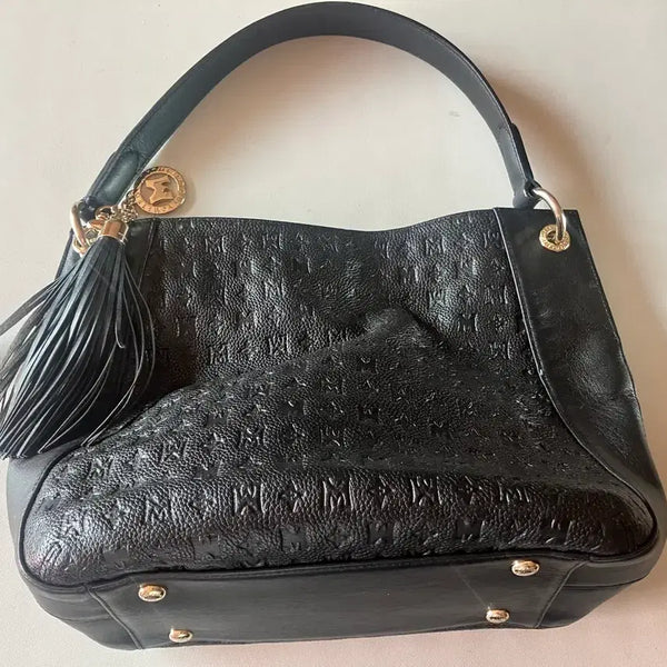 [BUNJANG] Metrocity Embossed Hobo Shoulder Tote Bag / 메트로시티 토트백