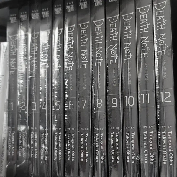 [BUNJANG] Death Note Full Set (Volumes 1-12) Manga, Sealed Bundle / 데스노트 컬러판 만화책 전권(1~12권) 일괄 미개봉