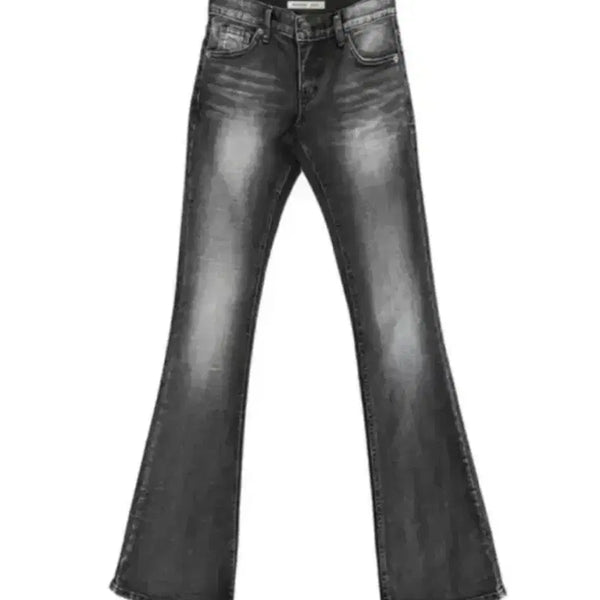 [BUNJANG] Bohemian Seoul Boots Cut Denim Pants Grey S / 보헤미안서울 보헴서 부츠컷 데님 팬츠 청바지 로우라이즈 그레이 S