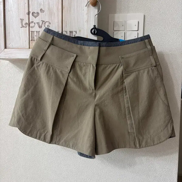 [BUNJANG] Misha Khaki Shorts / 미샤 연카키 반바지