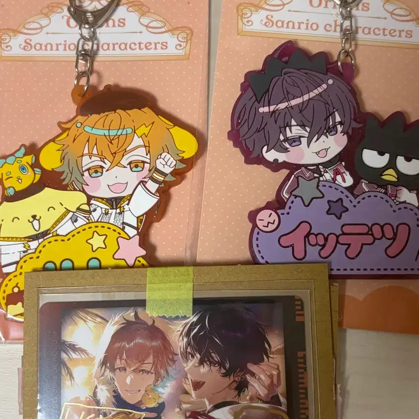 [BUNJANG] Nijisanji Usami Rito & Saiki Itetsu RitoTetsu Sanrio Acrylic Keyring Set / 니지산지 우사미 리토 사이키 잇테츠 리토테츠 체키 산리오 아크릴키링
