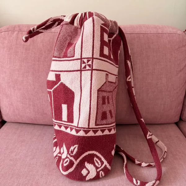 [BUNJANG] US Vintage Blanket Reworked Backpack/Crossbody Bag / 미국 빈티지 블랭킷 백팩 크로스백