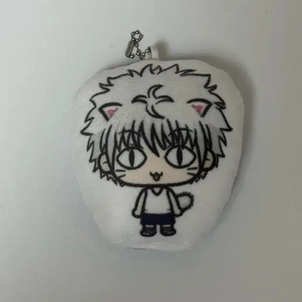 [BUNJANG] Hunter x Hunter Killua Cushion Keyring Plush Doll / 헌터헌터 머핀님 키르아 쿠션키링 인형 누이 통판