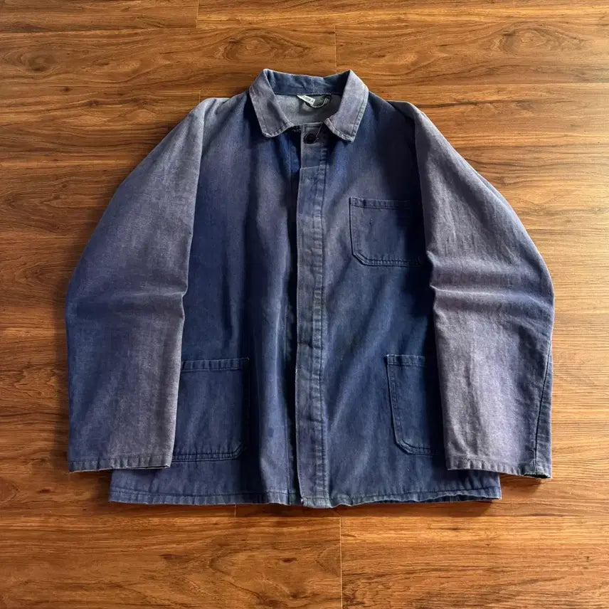 [BUNJANG] 70's Sun Fading French Work Jacket / [L]70's 빈티지 썬페이딩 프렌치 워크자켓