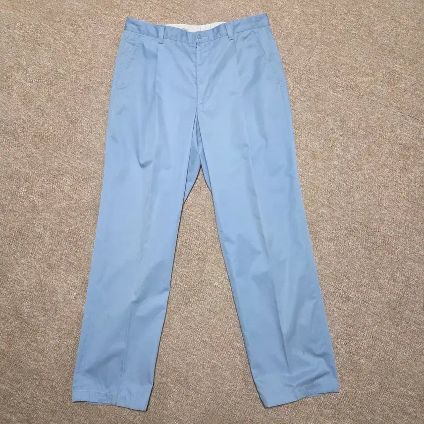 [BUNJANG] Lacoste Light Blue Cotton Pants Size 32 / (32)라코스테 면바지
