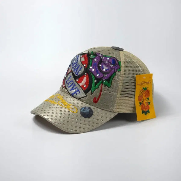 [BUNJANG] Ed Hardy Y2K Deadstock Vintage Trucker Cap / 에드하디 Y2K 데드스탁 빈티지 트러커 볼캡 모자