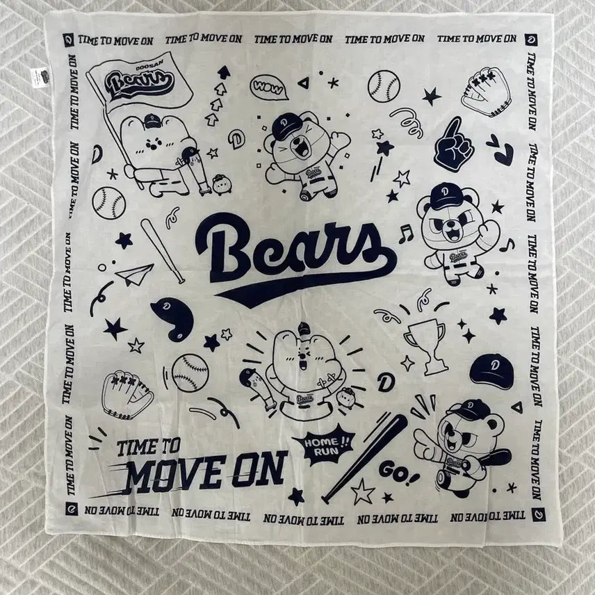 [BUNJANG] Doosan Bears Bandana / (급처) 두산베어스 반다나