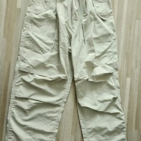 [BUNJANG] Indust Khaki Cargo Pants / 인더스트 바스락 카고 팬츠