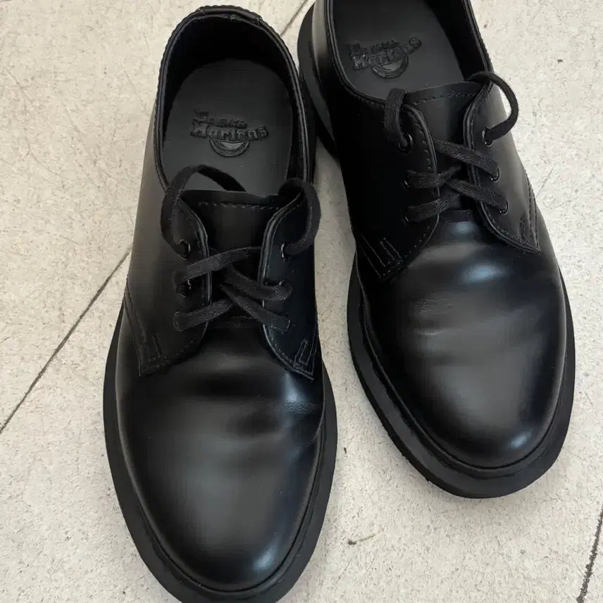 [BUNJANG] Dr. Martens 1461 Mono Black Shoes / 닥터마틴 1461 모노 220