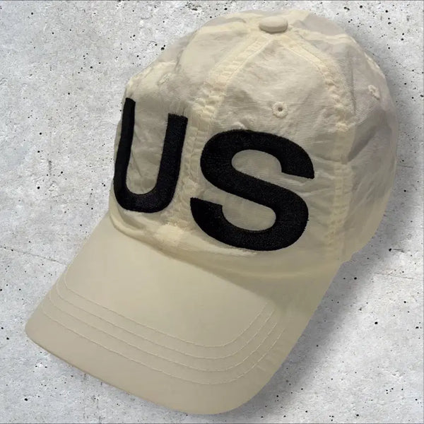 [BUNJANG] S/E/O US Embroidered Cap Ivory / S/E/O 에스이오 US 자수 캡 모자 아이보리