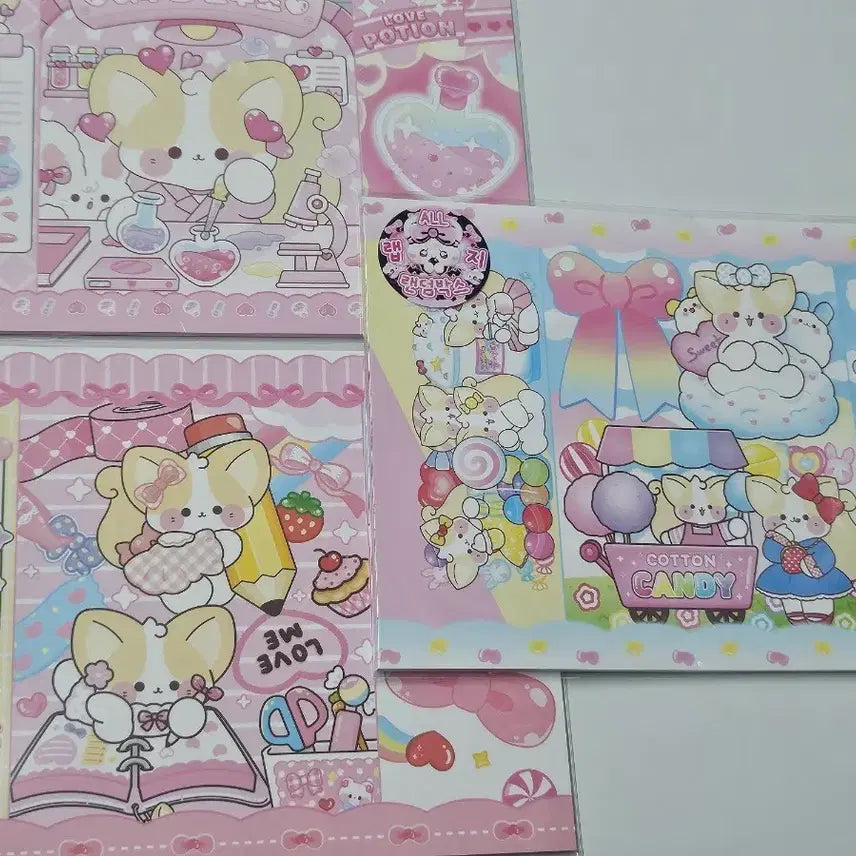 [BUNJANG] Yeouunyang Wrapping Paper Set (3 Pieces) / 포용 여우냥 랩핑지 3개 세트