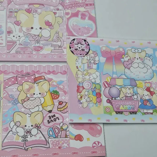 [BUNJANG] Yeouunyang Wrapping Paper Set (3 Pieces) / 포용 여우냥 랩핑지 3개 세트