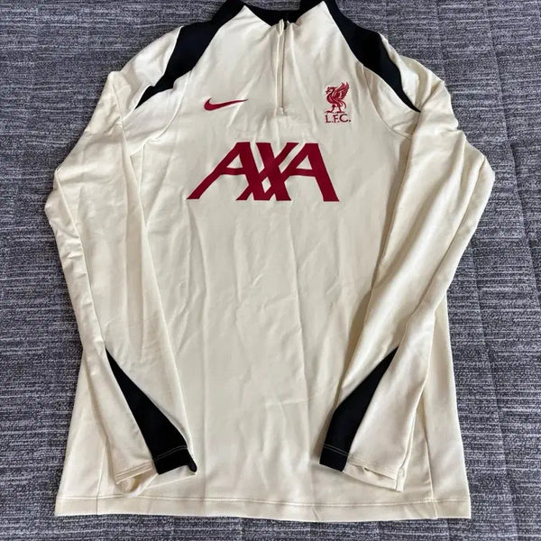 [BUNJANG] Liverpool Cream Drill Top Training Top / (해외S) 리버풀 크림색 드릴탑 트레이닝탑