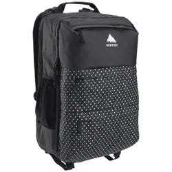 [BUNJANG] Black Dot Button Backpack Large Travel Bag / 버튼 백팩 블랙 도트 여행가방 대형가방 디형백팩