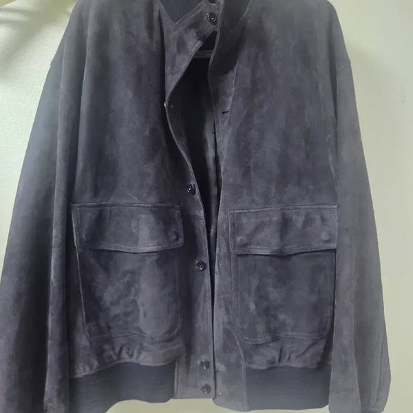 [BUNJANG] Porter Classic A-1 Suede Leather Jacket / 포터리 A-1 스웨이드 레더