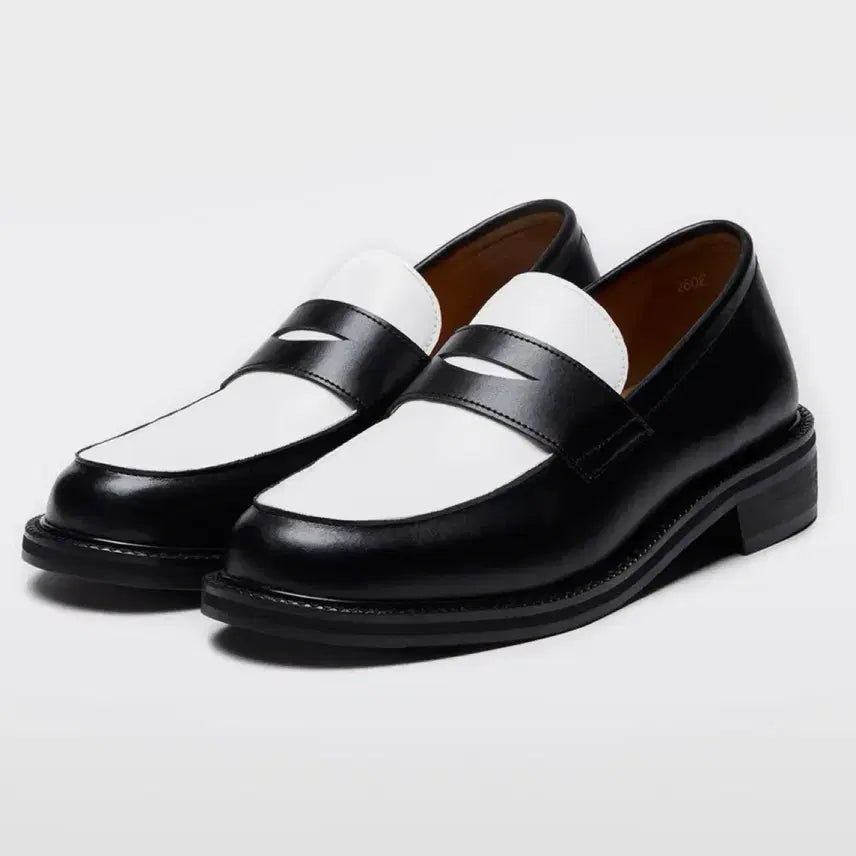 [BUNJANG] Filomoti Eterno Spectator Penny Loafer / 필로모티 에테르노 로퍼 스펙테이터 페니로퍼 소가죽