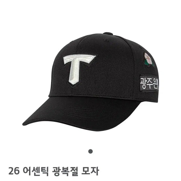 [BUNJANG] Kia Tigers 26th Authentic Liberation Day Baseball Cap Black Size 54 / 기아 타이거즈 26 어센틱 광복절 모자 블랙 사이즈 54