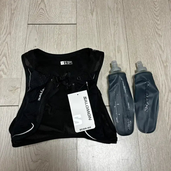 [BUNJANG] Salomon Pulse 2 Men's Running Vest - Black / [m] 살로몬 펄스2 세트 남성용 러닝 조끼 블랙