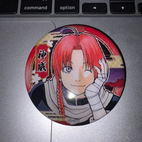 [BUNJANG] Gintama Kamui Original Art Can Badge / 은혼 카무이 원화 캔뱃지