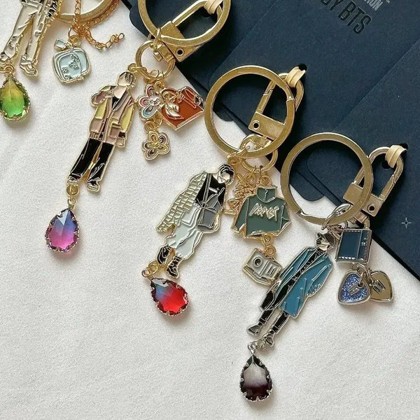 [BUNJANG] BTS Taehyung Fan-made Keychain / By BTS 태형 키링 소작님 키링 새상품 원가이하 양도