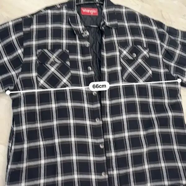 [BUNJANG] Vintage Wrangler Check Flannel Shirt / 플란넬