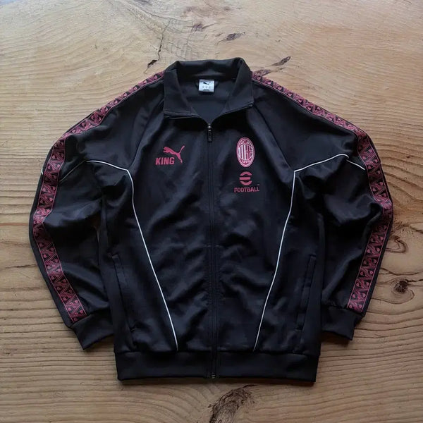 [BUNJANG] Puma AC Milan King Anthem Jacket Black / (Puma) 푸마 AC 밀란 킹 앤섬 자켓 블랙