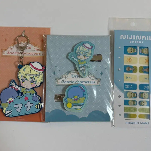[BUNJANG] Hibachi Mana Sanrio Nail Stickers Bundle Set / 히바치마나 산리오&네일 스티커 일괄