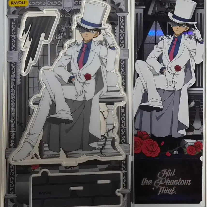 [BUNJANG] Detective Conan China KAYOU Kaitou Kid Acrylic Stand & Ticket Set / 명탐정코난 중국 KAYOU 아크릴 스탠드 괴도키드