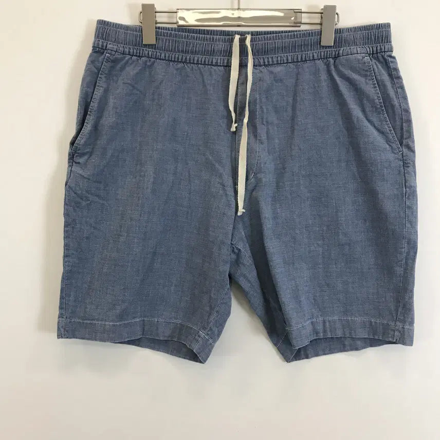 [BUNJANG] Uniqlo Chambray Easy Shorts Blue XL / 유니클로 샴브레이 이지쇼츠 반바지 [XL]