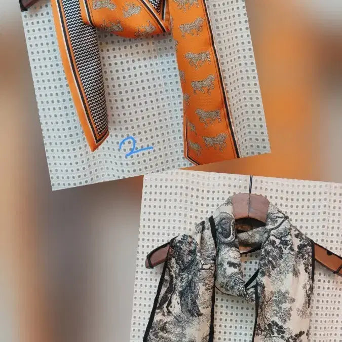 [BUNJANG] Scarf Set (Horse / Landscape) / 스카프 2종 (말 / 풍경)