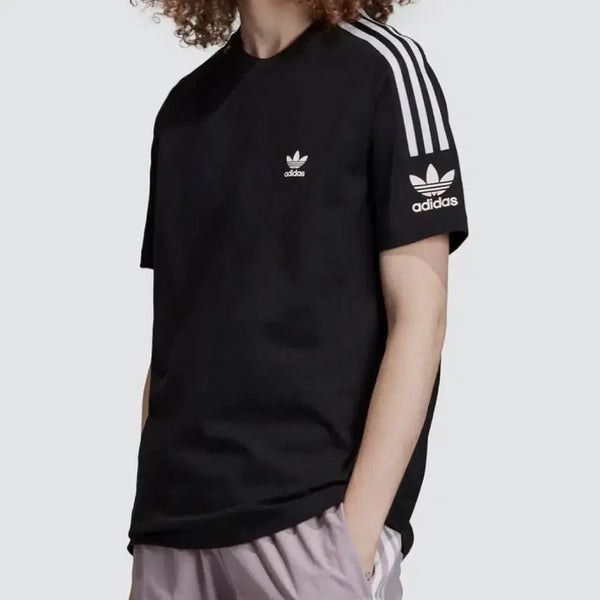 [BUNJANG] Adidas Three-Stripes Short-Sleeve T-Shirt Black / 아디다스 삼선 반팔 티셔츠 블랙