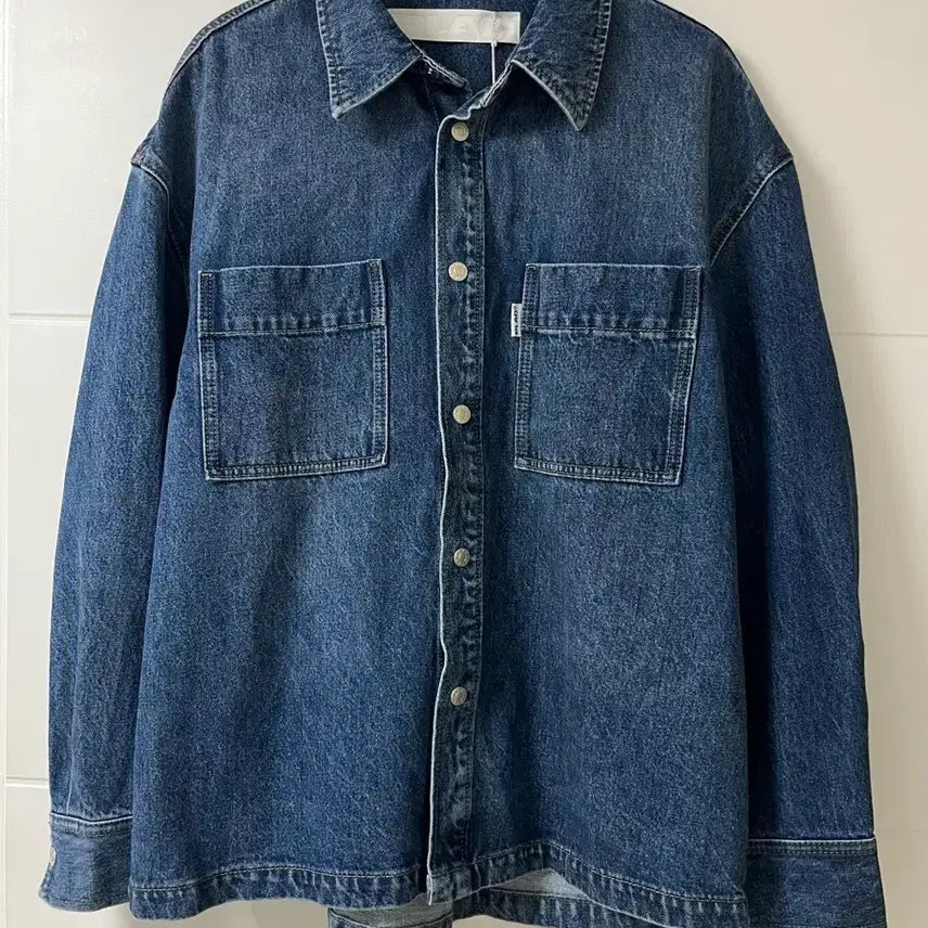 [BUNJANG] Plac Denim Shirt Jacket (New) / 플랙 청 셔츠 자켓 (새상품)