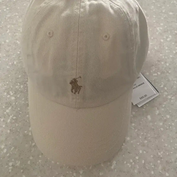 [BUNJANG] Polo Ralph Lauren Beige Cotton Twill Cap / 폴로 랄프로렌 베이지 볼캡