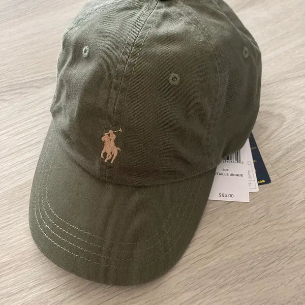 [BUNJANG] Polo Ralph Lauren Khaki Baseball Cap / 폴로 랄프로렌 야구 모자 카키