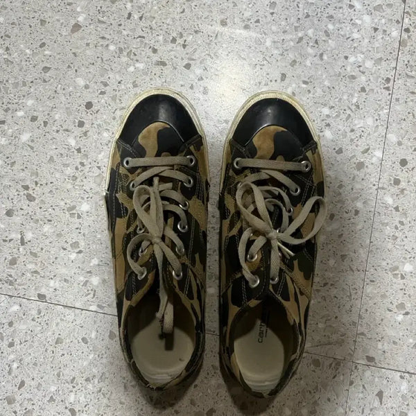 [BUNJANG] Carhartt Camo Converse Shoes / 칼하트 카모 컨버스