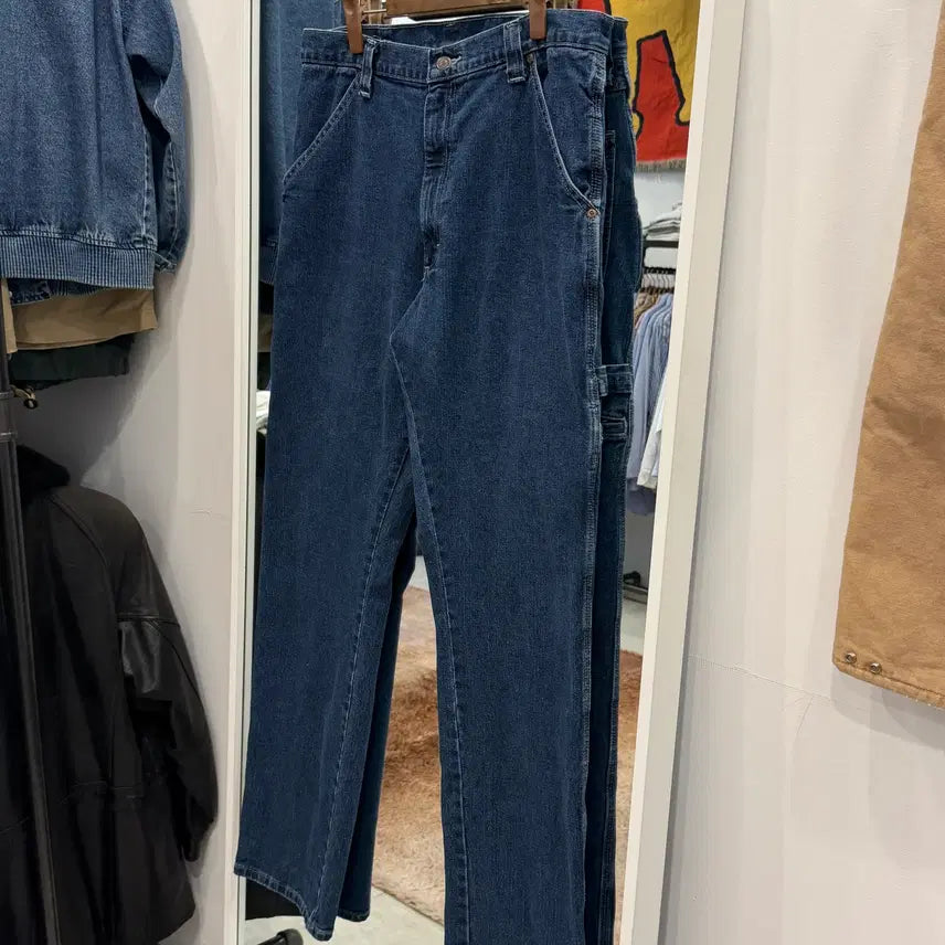 [BUNJANG] 00s Wrangler Carpenter Denim Work Pants (34inch) / 00s Wrangler 랭글러 카펜터 데님 워크 팬츠 (34inch)