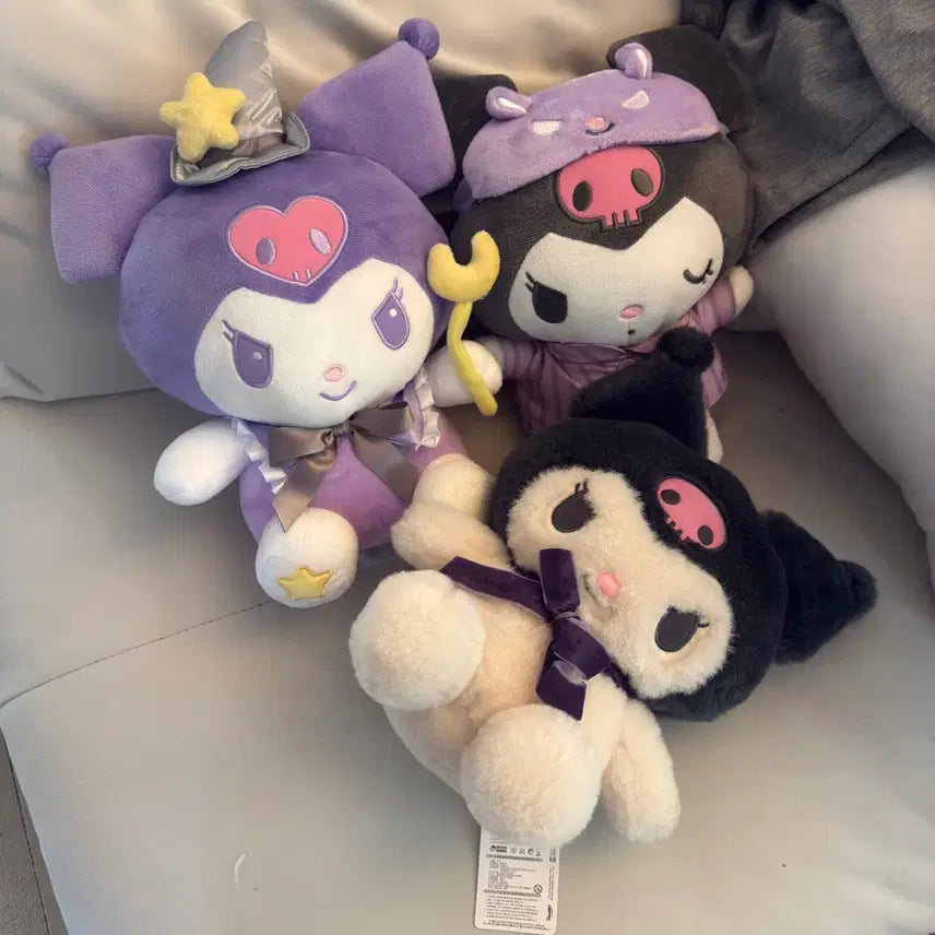 [BUNJANG] Kuromi 3-Piece Doll Set / 쿠로미 인형 3종세트