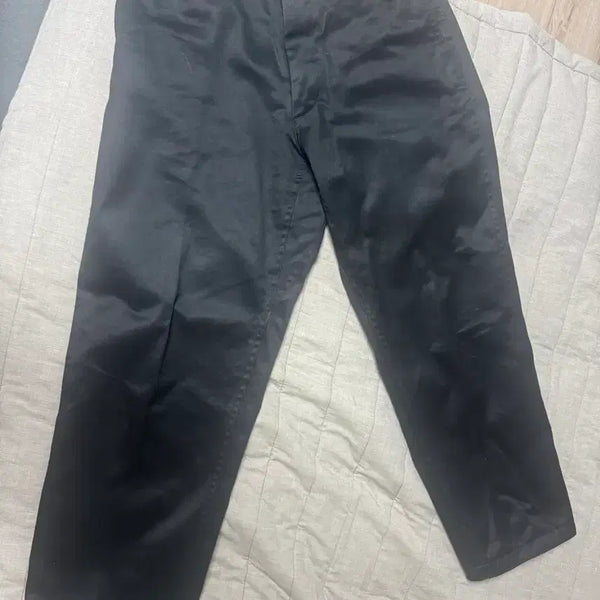[BUNJANG] nanamica Wind Wide Chino Pants 32 / 나나미카 윈드와이드 블랙 치노 32