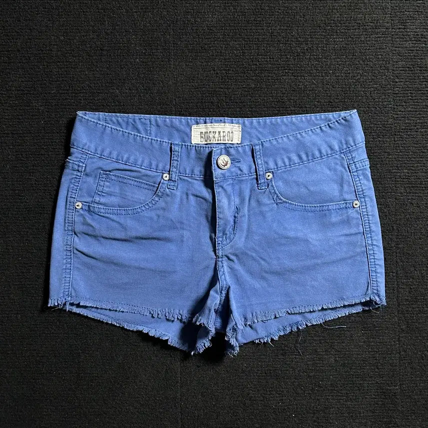 [BUNJANG] Buckaroo Vintage Blue Cotton Shorts / 버커루 빈티지 블루 코튼 숏팬츠