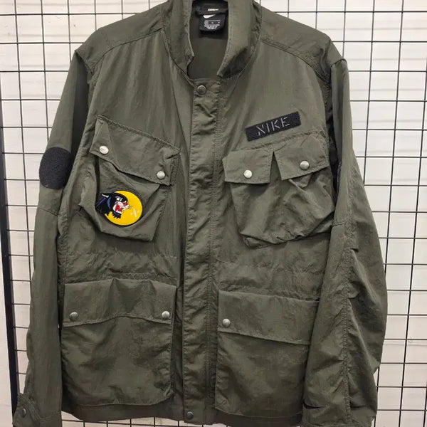 [BUNJANG] Nike Military Jacket Olive / 나이키 밀리터리 자켓 올리브