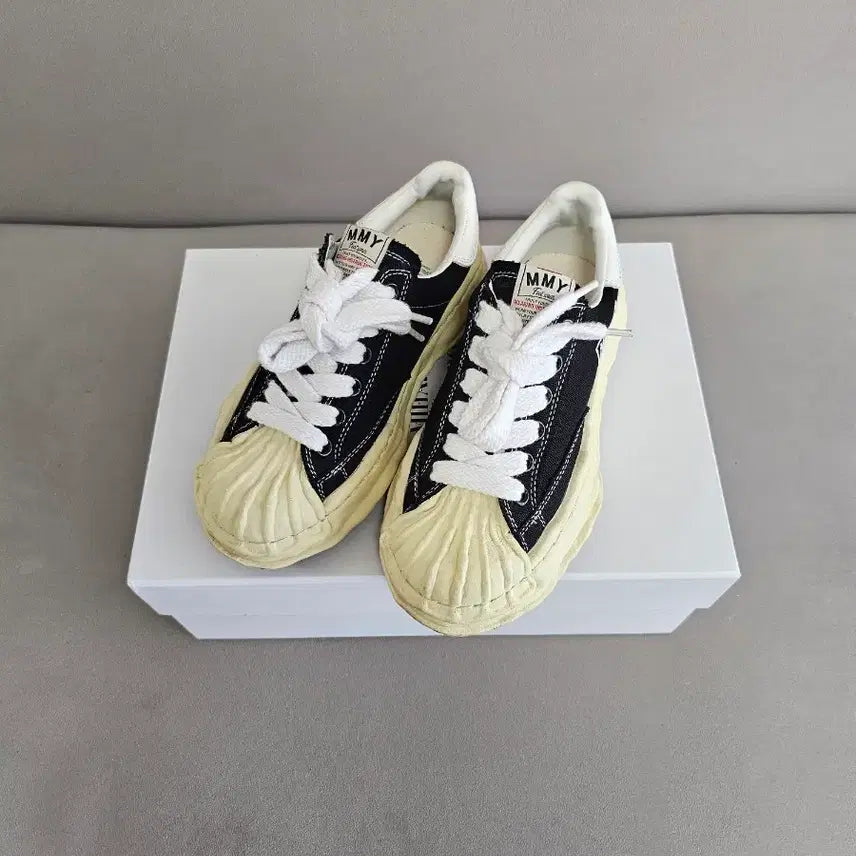 [BUNJANG] Mihara Yasuhiro Blakey Canvas Low Top Sneakers / [37]미하라 야스히로 VL 블레이키 캔버스 로우