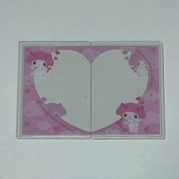 [BUNJANG] Sanrio My Melody Half Heart Toploader Photocard Holder / 일본 산리오 마이멜로디 반쪽 하트 탑로더 포카홀더