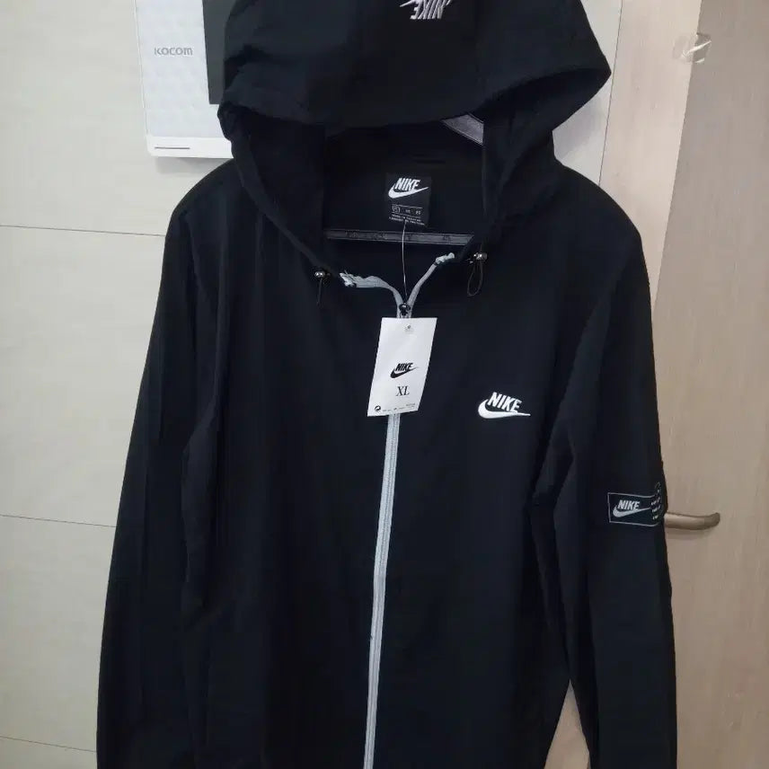 [BUNJANG] Nike Hooded Zip-up Windbreaker Set XL New / 나이키 후드집업 바람막이 세트 XL 새상품