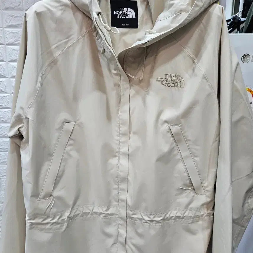 [BUNJANG] The North Face Hooded Jacket Beige XL / 노스페이스 후드 자켓 베이지 XL (미착용)