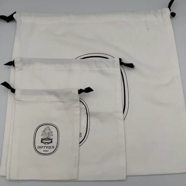 [BUNJANG] Diptyque Dust Bag Set (Pouch) - 3 Sizes / 딥티크 더스트백 (파우치) 3종세트