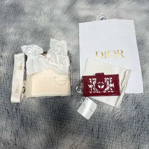 [BUNJANG] Lady Dior Card Holder / [풀박스]레이디 디올 카드지갑