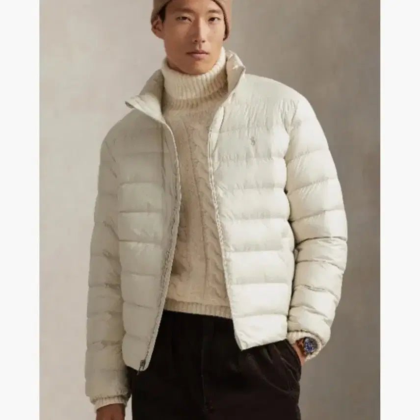 [BUNJANG] Polo Ralph Lauren Lightweight Puffer Jacket Grey / [역시즌 감안] 폴로 경량 패딩 그레이