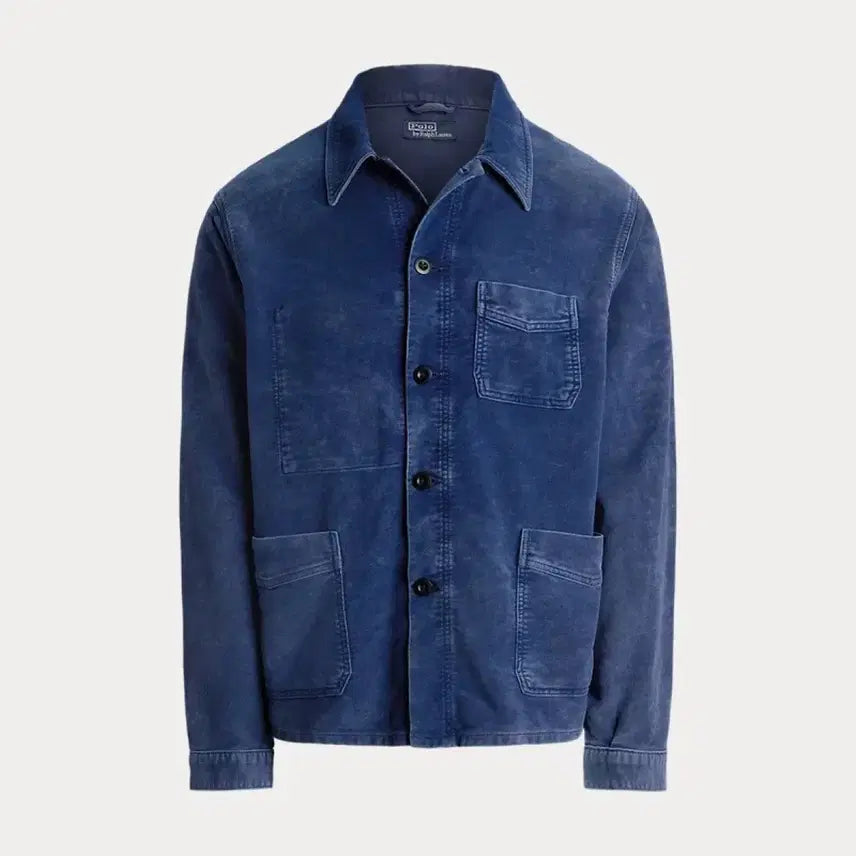 [BUNJANG] Polo Ralph Lauren Moleskin Utility Jacket French Work Jacket / [L] 폴로 랄프로렌 몰스킨 유틸리티 자켓 프렌치 워크 자켓