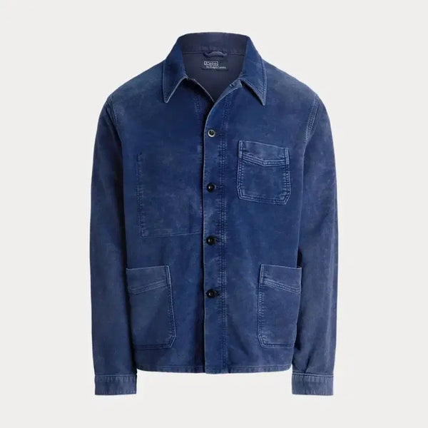 [BUNJANG] Polo Ralph Lauren Moleskin Utility Jacket French Work Jacket / [L] 폴로 랄프로렌 몰스킨 유틸리티 자켓 프렌치 워크 자켓